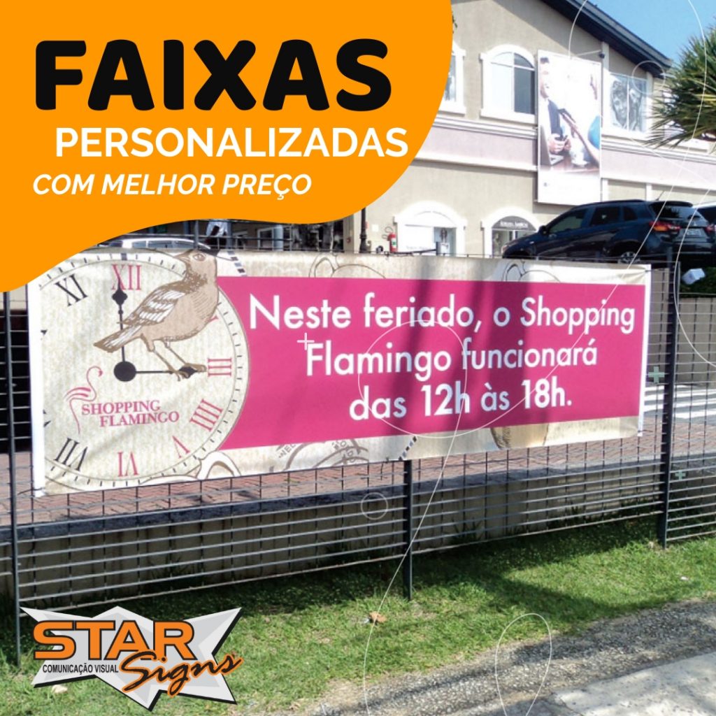 Faixas Personalizadas - STAR SIGNS - Impressão de Banners, Adesivos e ...